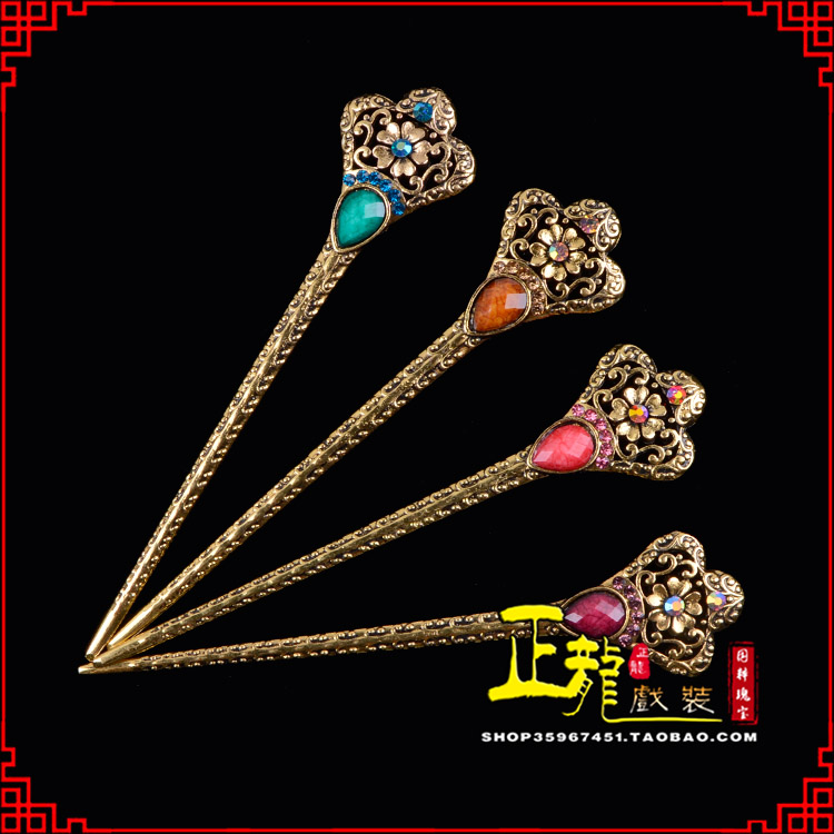 沈丘头饰老旦青衣员外夫人簪子 老旦发簪