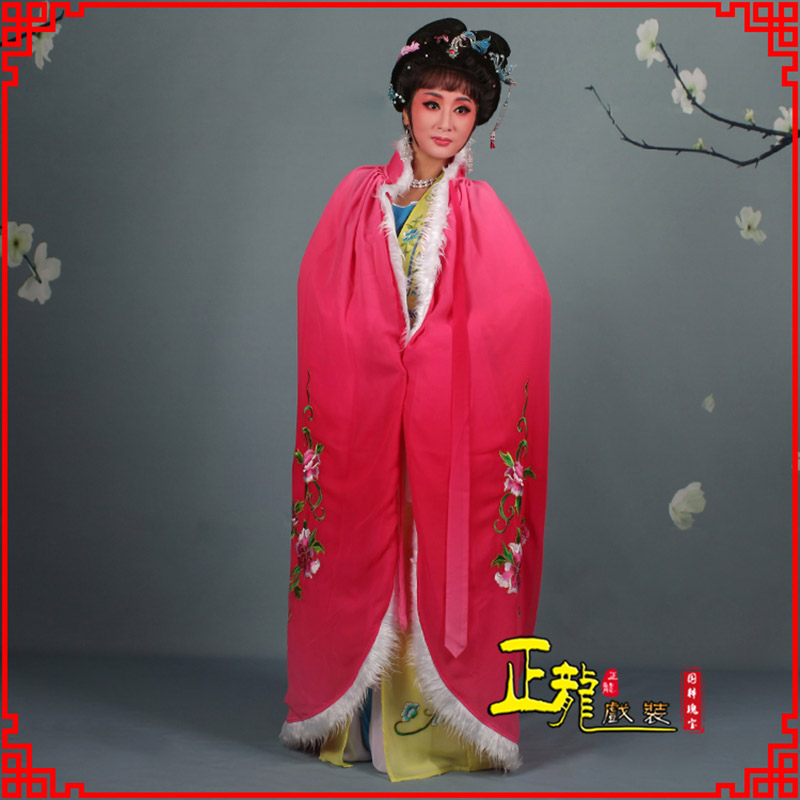 沈丘小花旦绣花斗篷 花旦披风