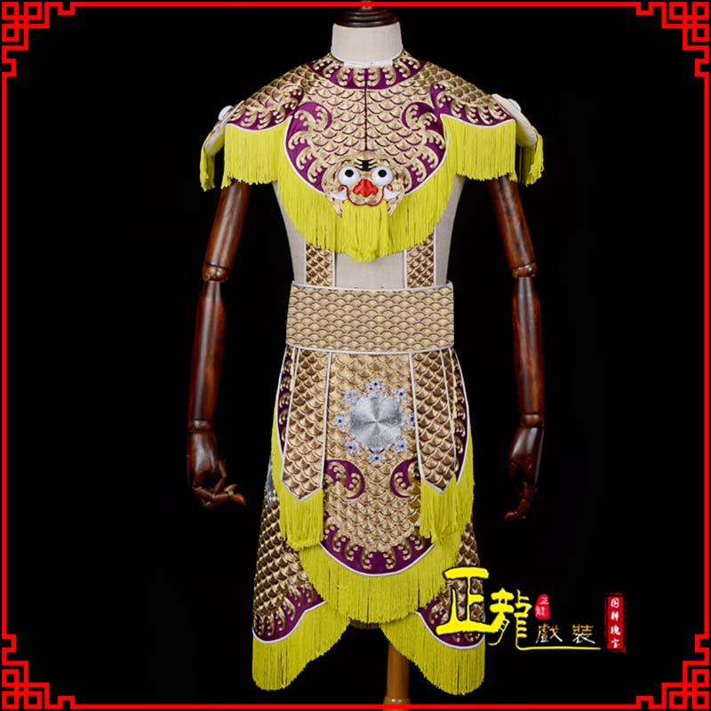 沈丘武将士兵云肩鱼鳞侉子